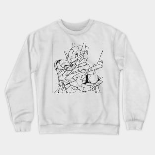 Aerial black line Crewneck Sweatshirt